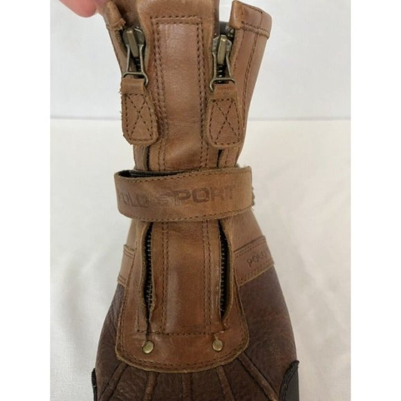 Polo Ralph Lauren Sport Conquest Boots Men\'s Size 11D Dual Zip Boots Polo Sport main image 4